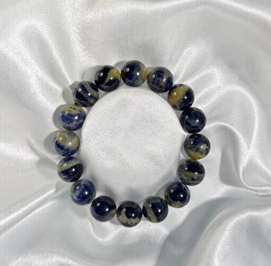 Sodalite w/Calcite Bracelet