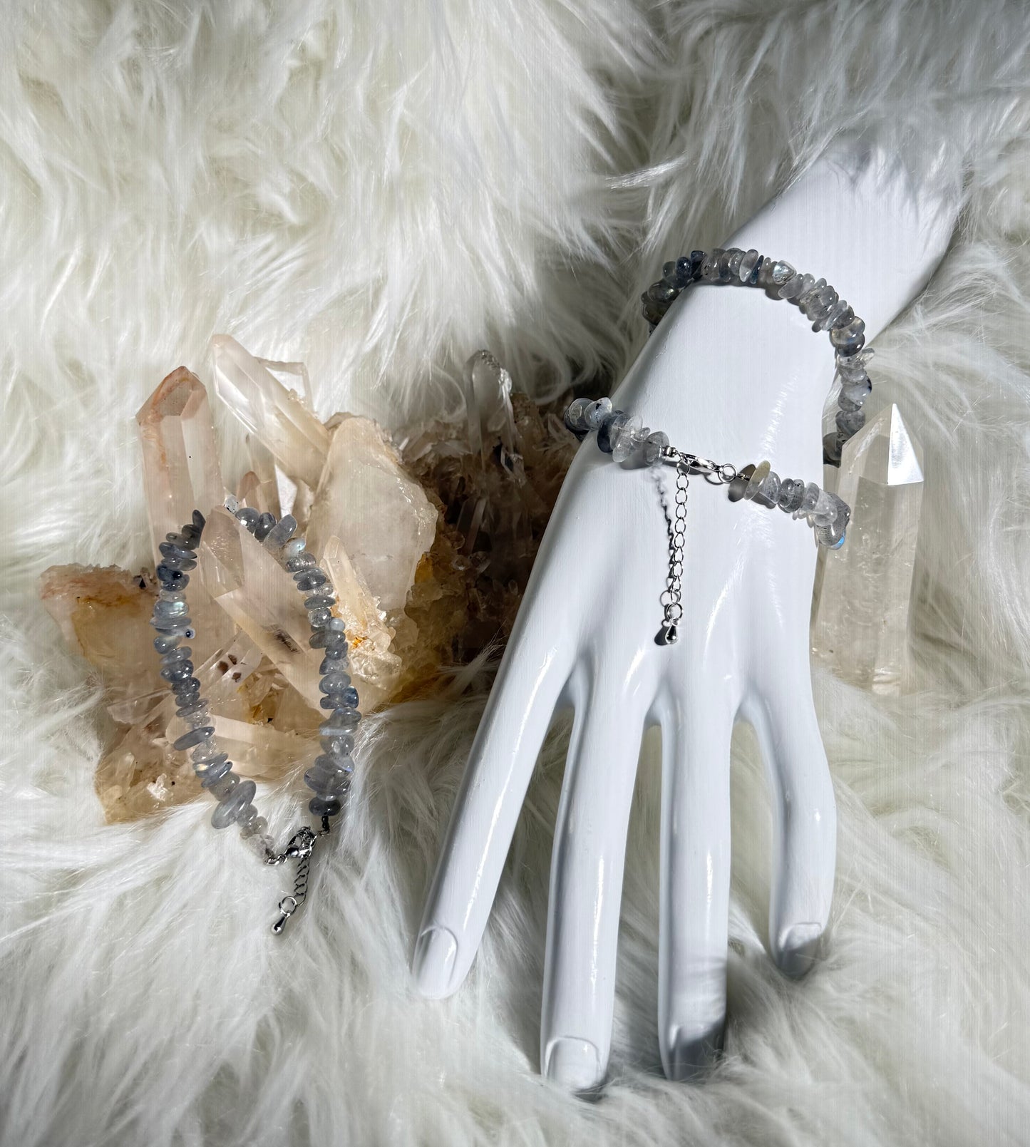 Labradorite Chips Bracelet